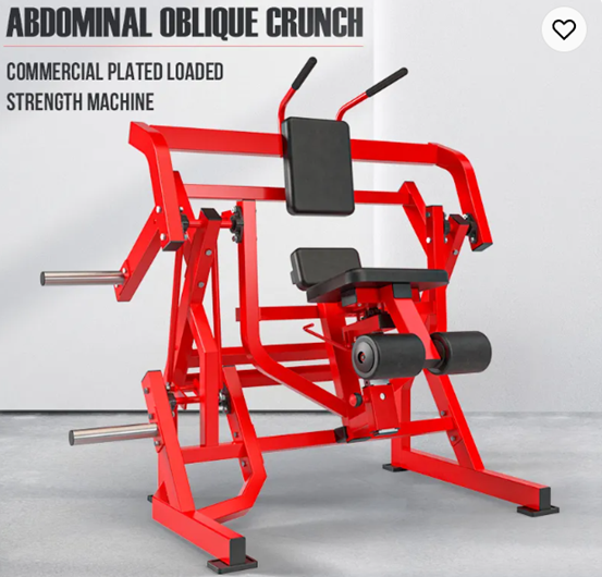 Plate Loaded Abdominal Crunch Machine