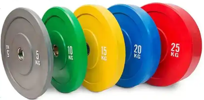 Colored Rubber Bumper Plates